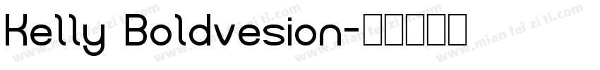 Kelly Boldvesion字体转换